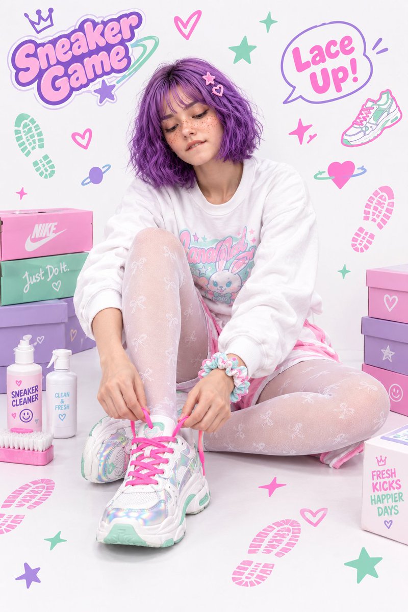 Y2K Style Sneaker Fashion Editorial