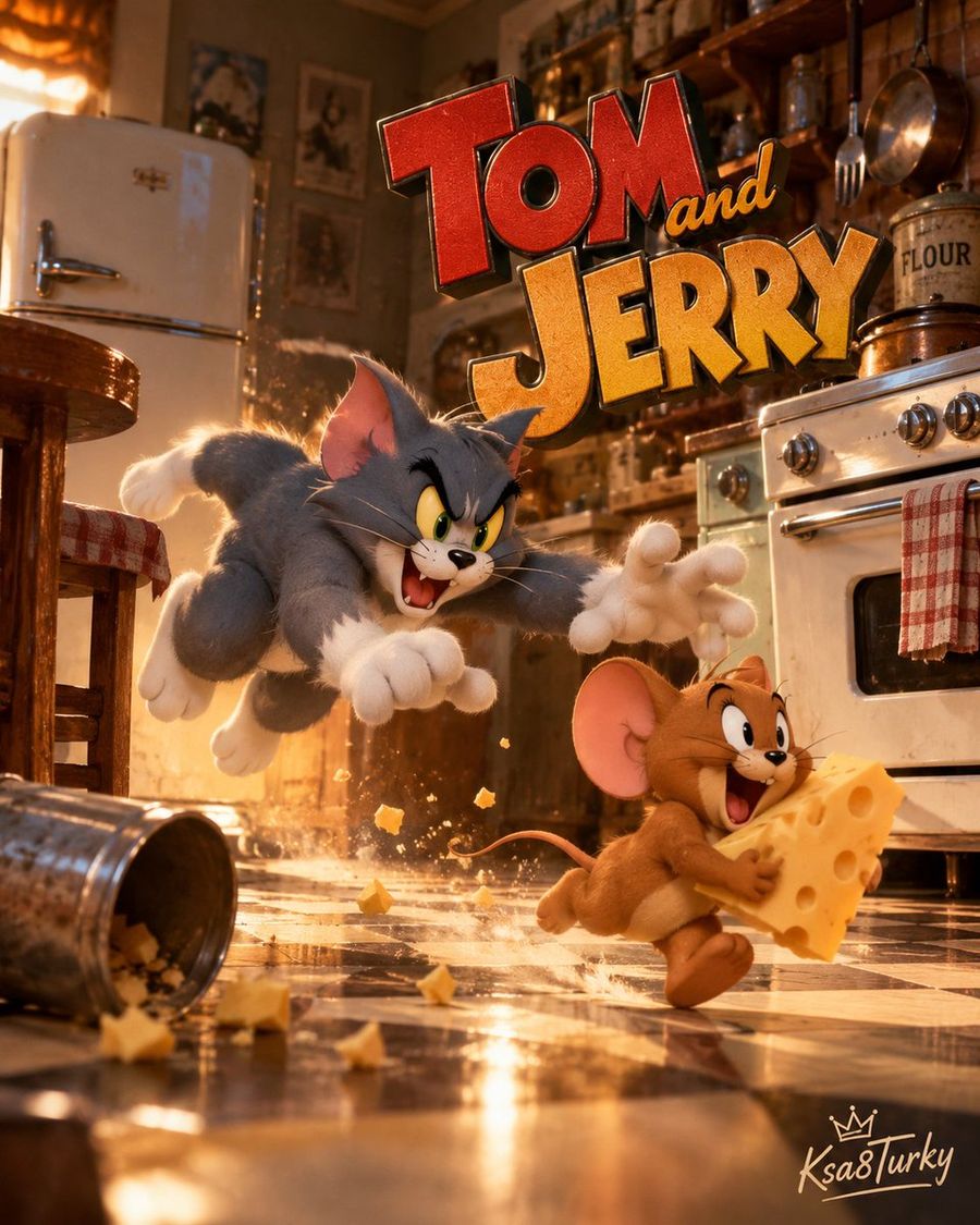 Live-Action Tom and Jerry Movie Poster