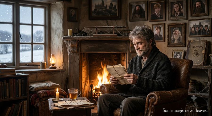80-Year-Old Harry Potter Winter Scene