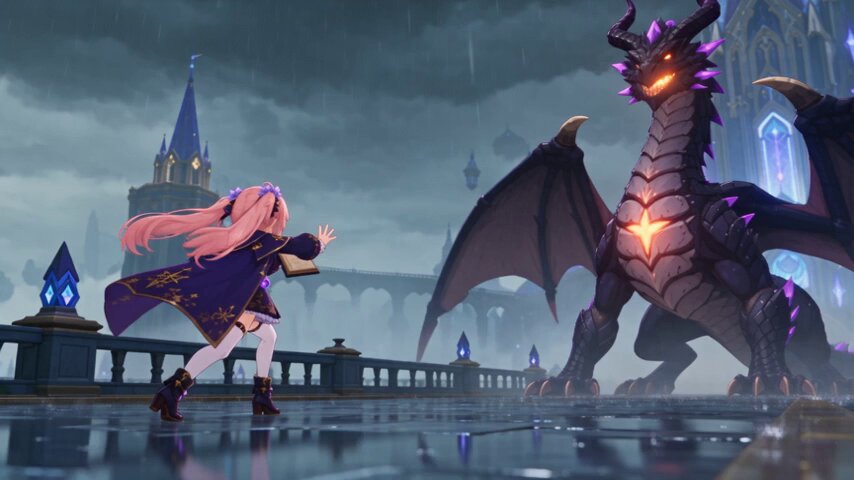 High Density Anime Action Fantasy Sequence