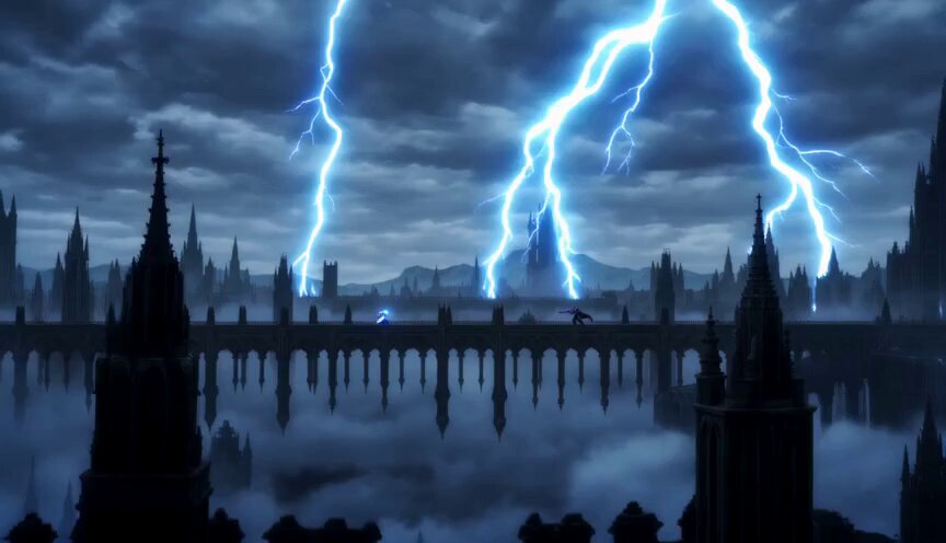 Fantasy Anime Wizard Battle