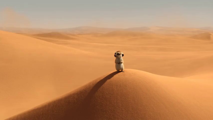 Cute 3D Meerkat Sandstorm Adventure