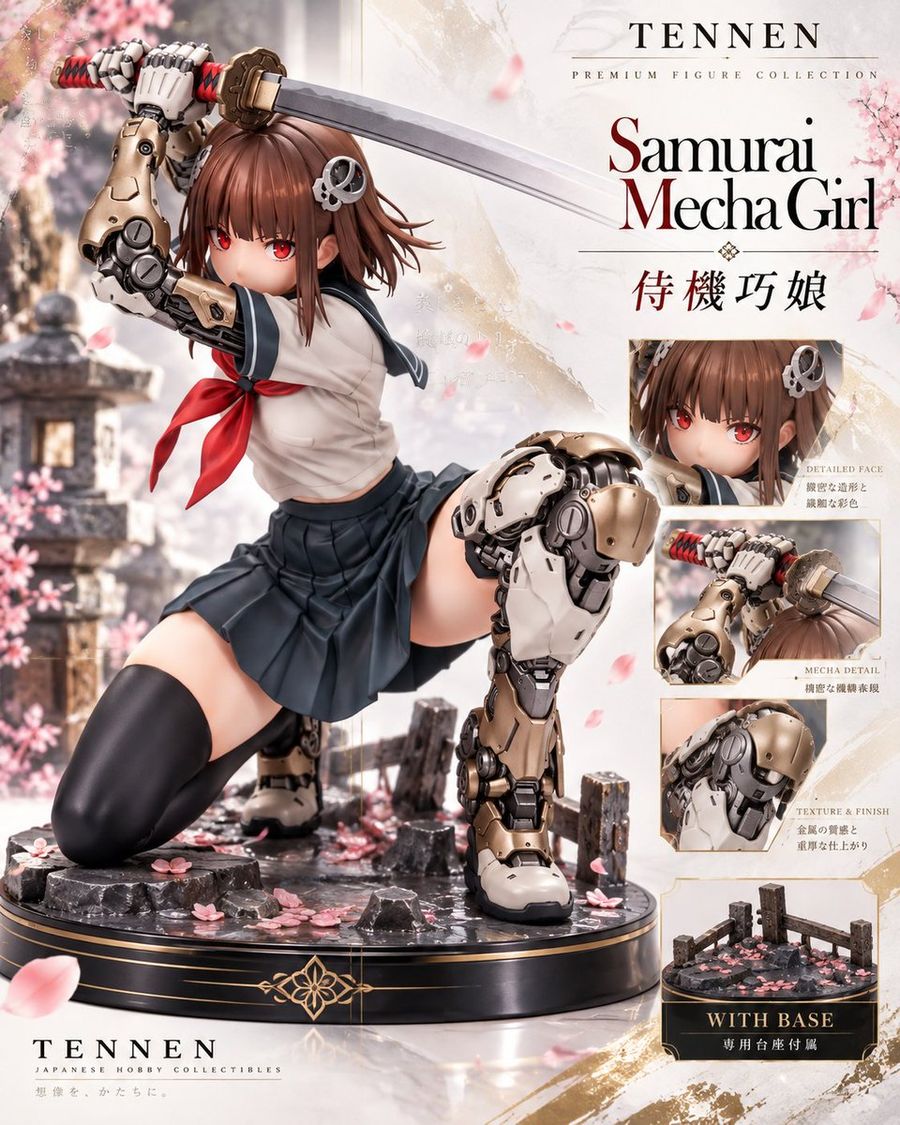 Samurai Mecha Girl Action Figure Promo