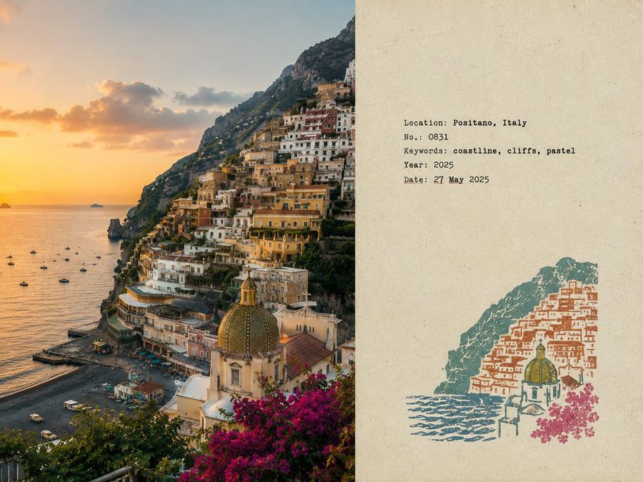 Travel Field Notes Collection Poster