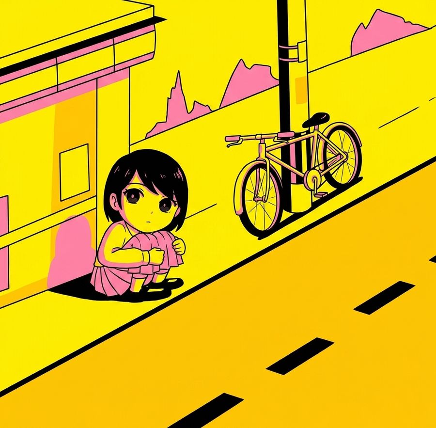 Pop Anime Street Sketch Conversion