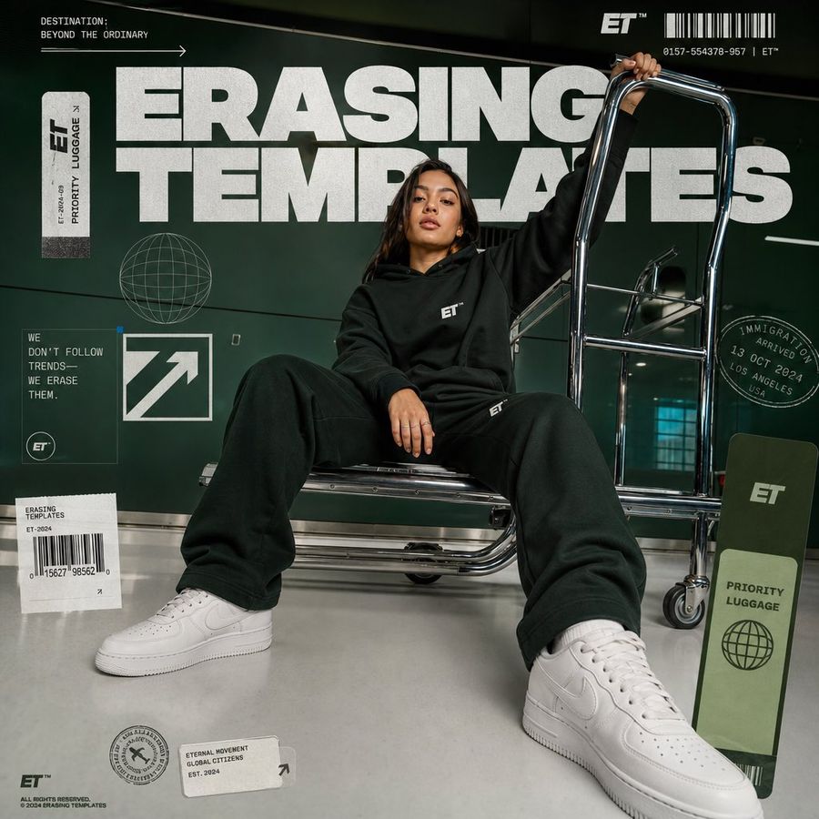 Luxury Streetwear Airport Advertisement