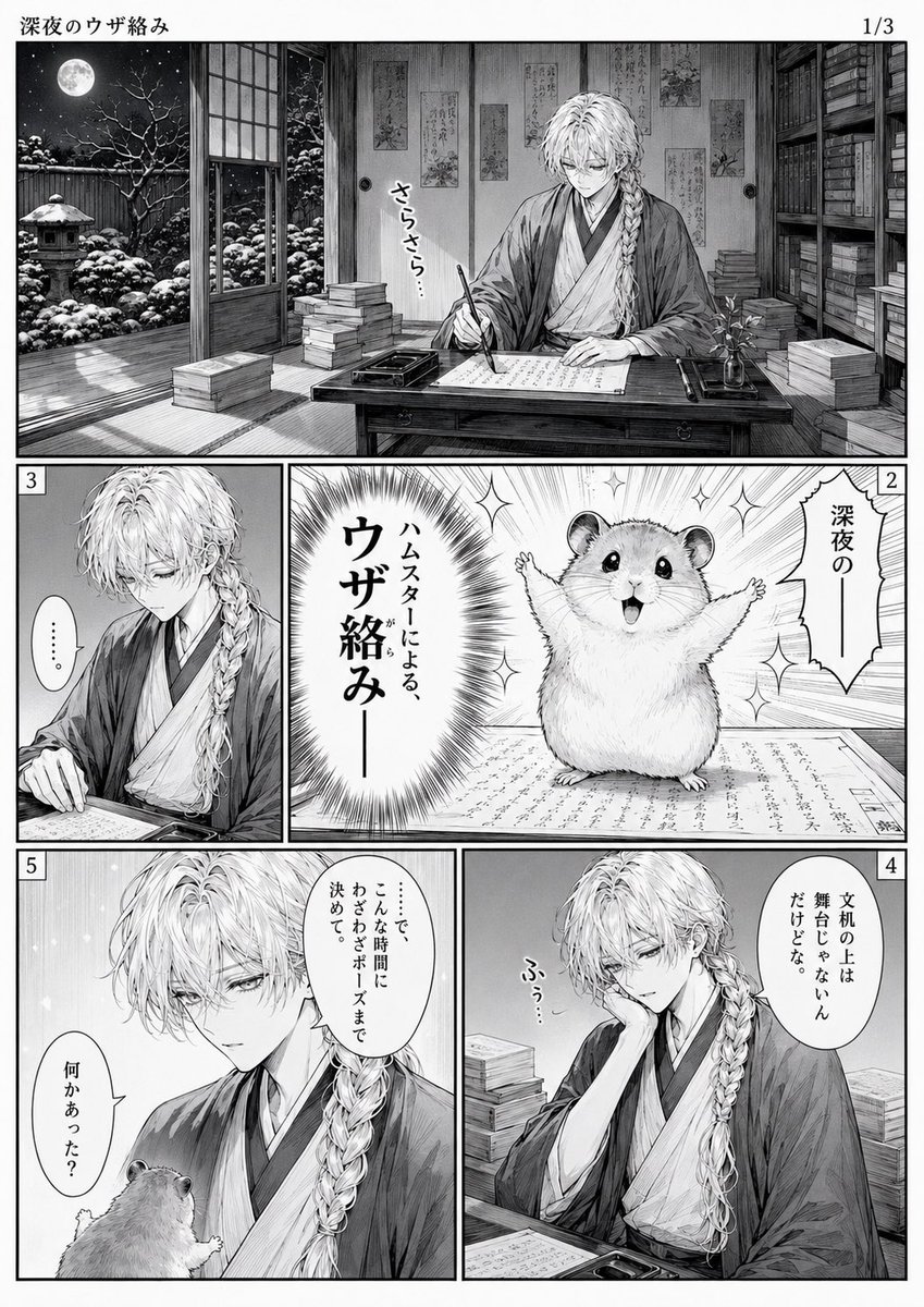 Late Night Hamster Manga Page