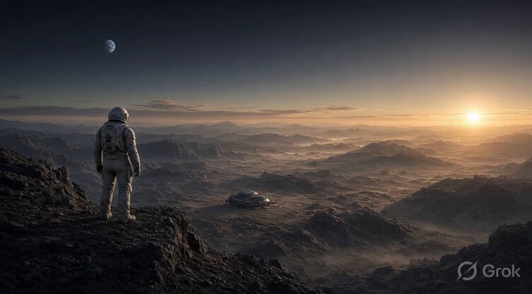 Astronaut Alien World Reveal