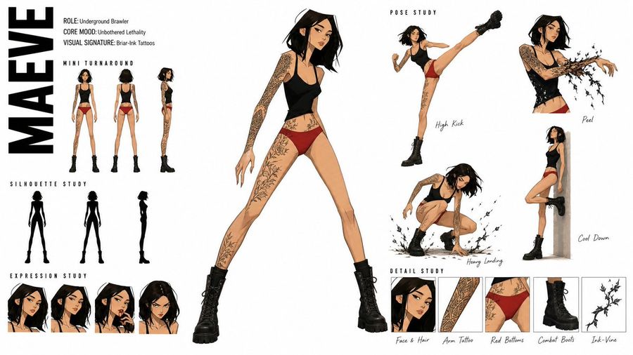 High Fashion Character Concept Design
