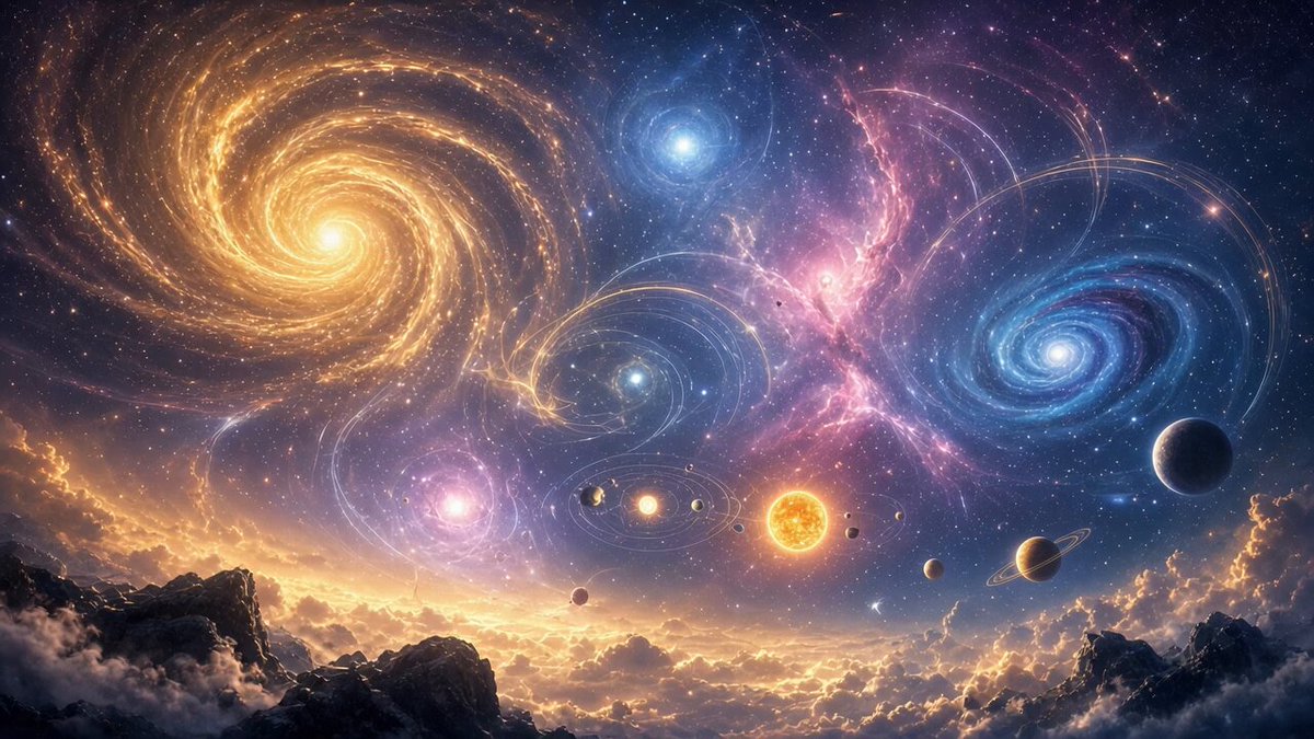 Multiverse Galaxy Waves Video