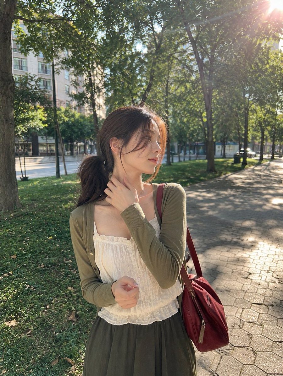 Natural Candid Portrait in Urban Park