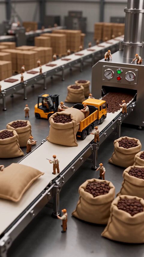 Miniature Chocolate Factory Time-lapse