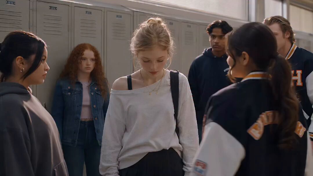 Cinematic High School Supernatural Scene