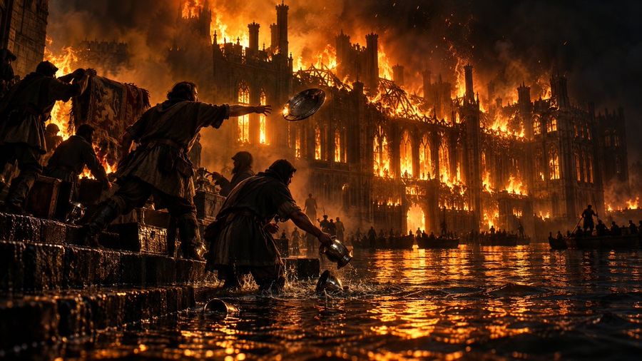 Burning Gothic Flood Escape