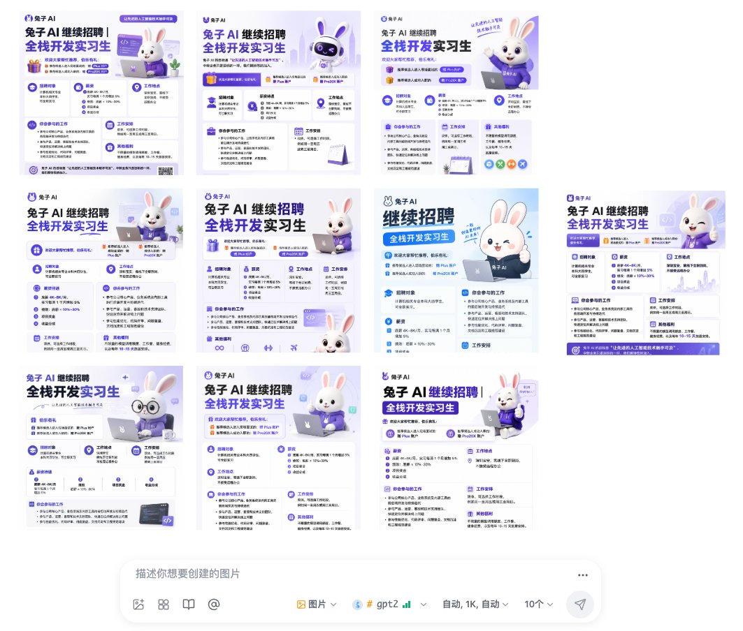 10 Rabbit AI Recruitment Poster Variations