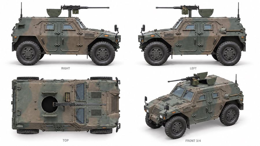 LAV-25 with M2 Machine Gun