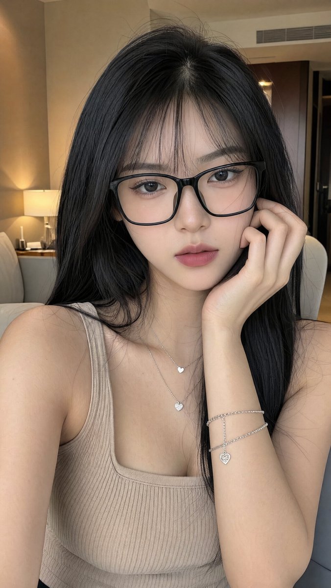 East Asian Female Selfie Portrait