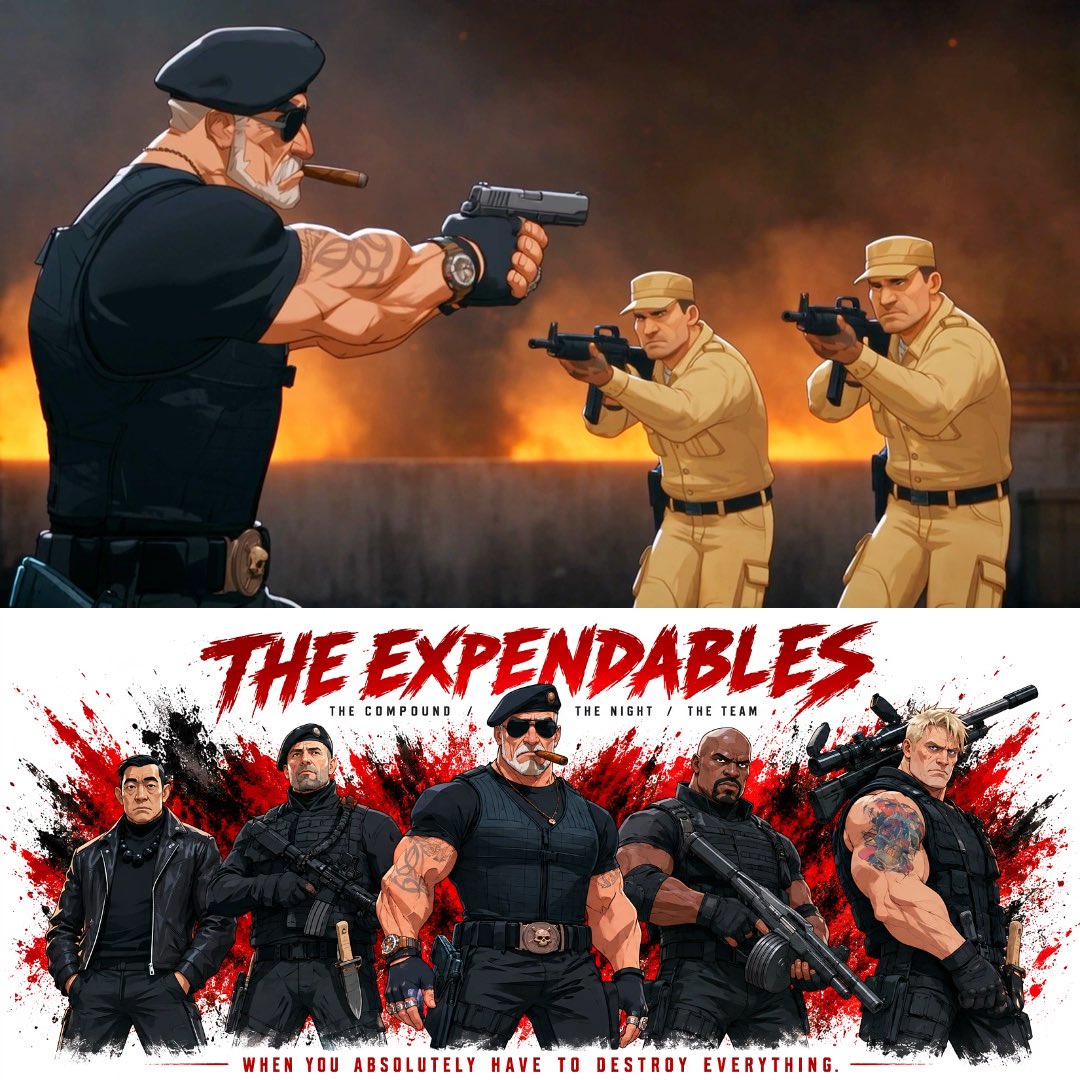 The Expendables Anime Short