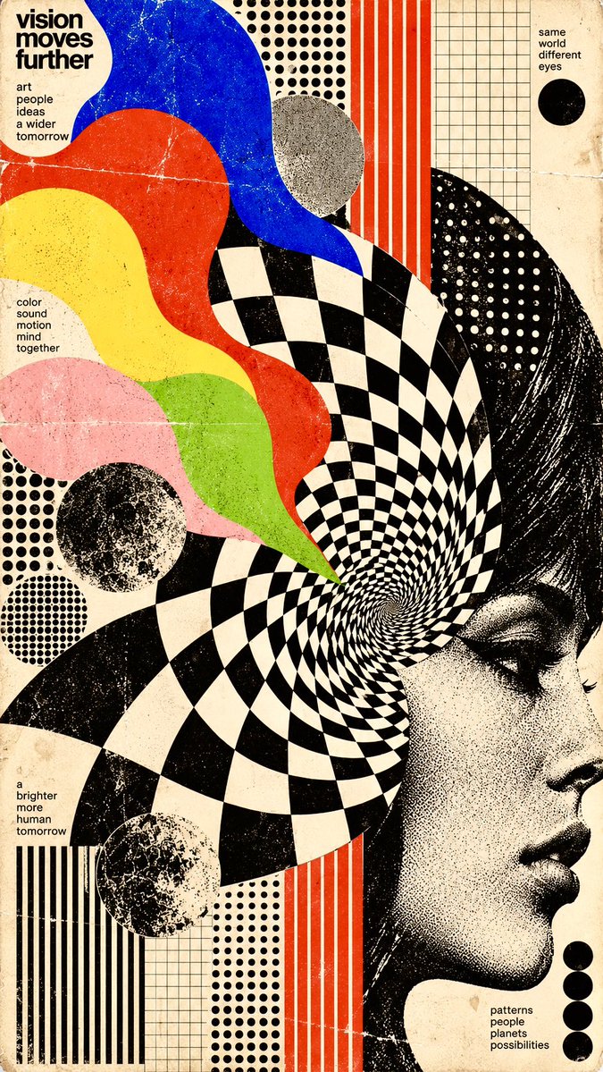 70s Retro Psychedelic Poster
