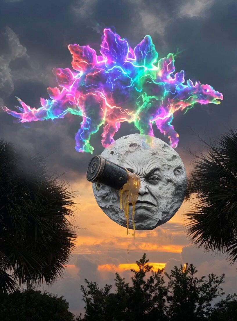 Stegosaurus Moon Rocket Surgery
