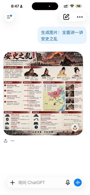 ChatGPT An Lushan Rebellion Infographic Screenshot