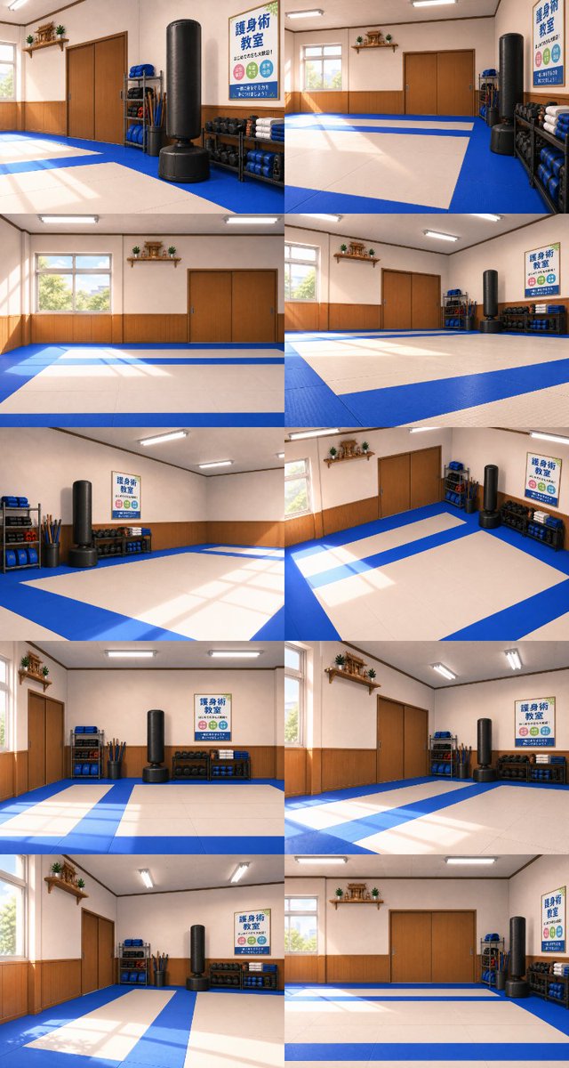 Rotating Room Perspective Contact Sheet