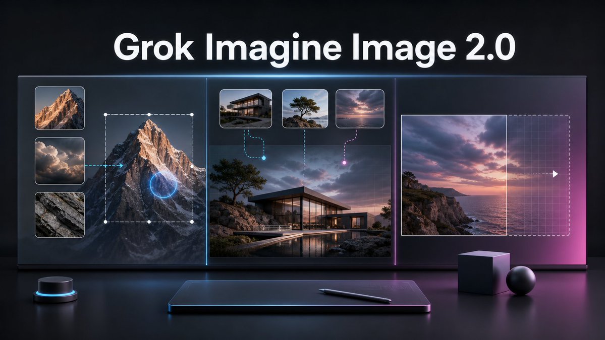 Grok Imagine Image 2.0 Launch Banner
