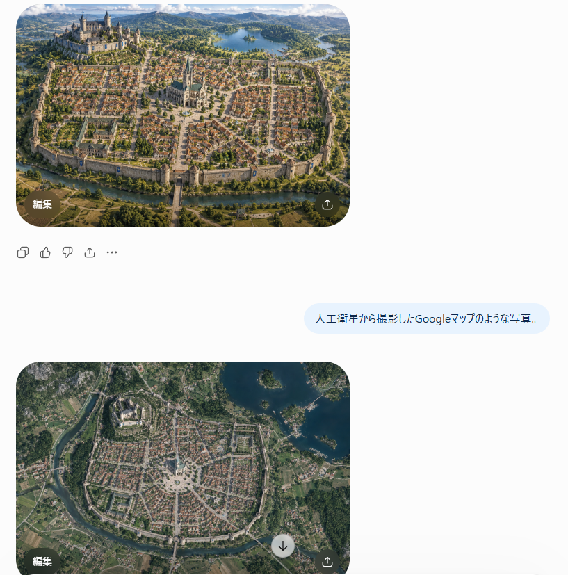 Medieval City Satellite Map