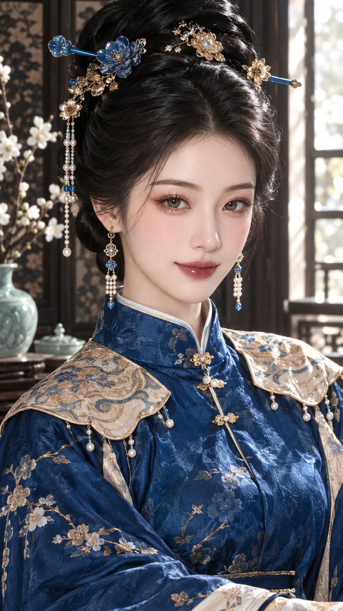 Ancient Chinese Noblewoman Portrait Prompt