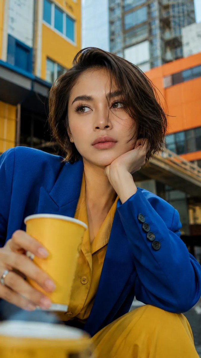 Cinematic Blue and Yellow Portrait