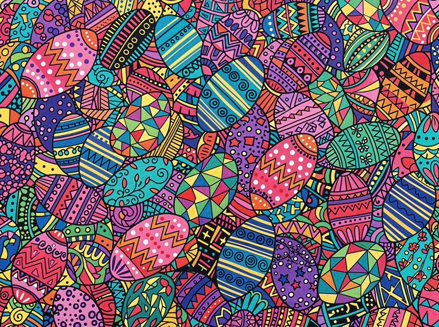 Vibrant Abstract Pattern Prompt