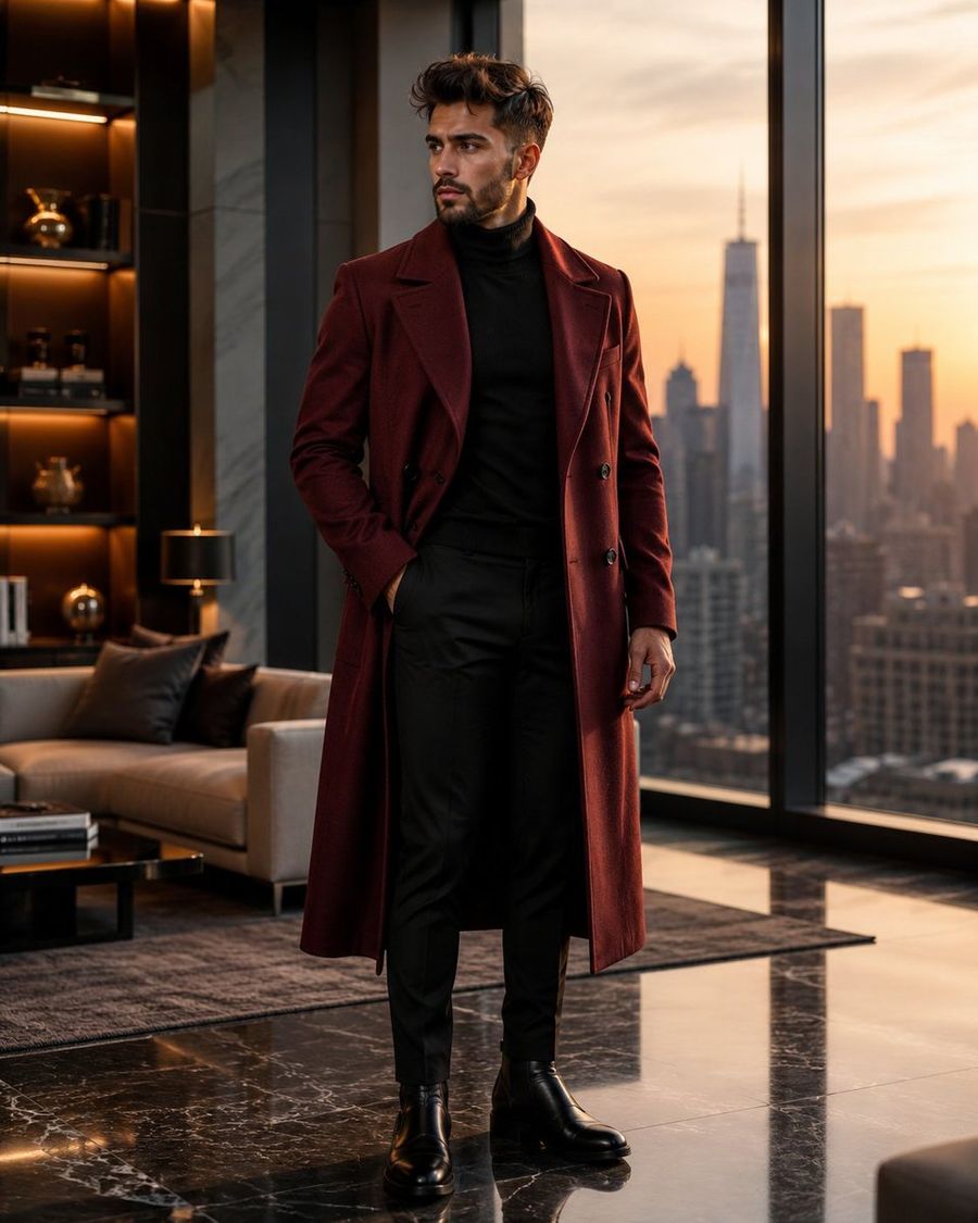 Luxury Penthouse Menswear Fashion Shoot
