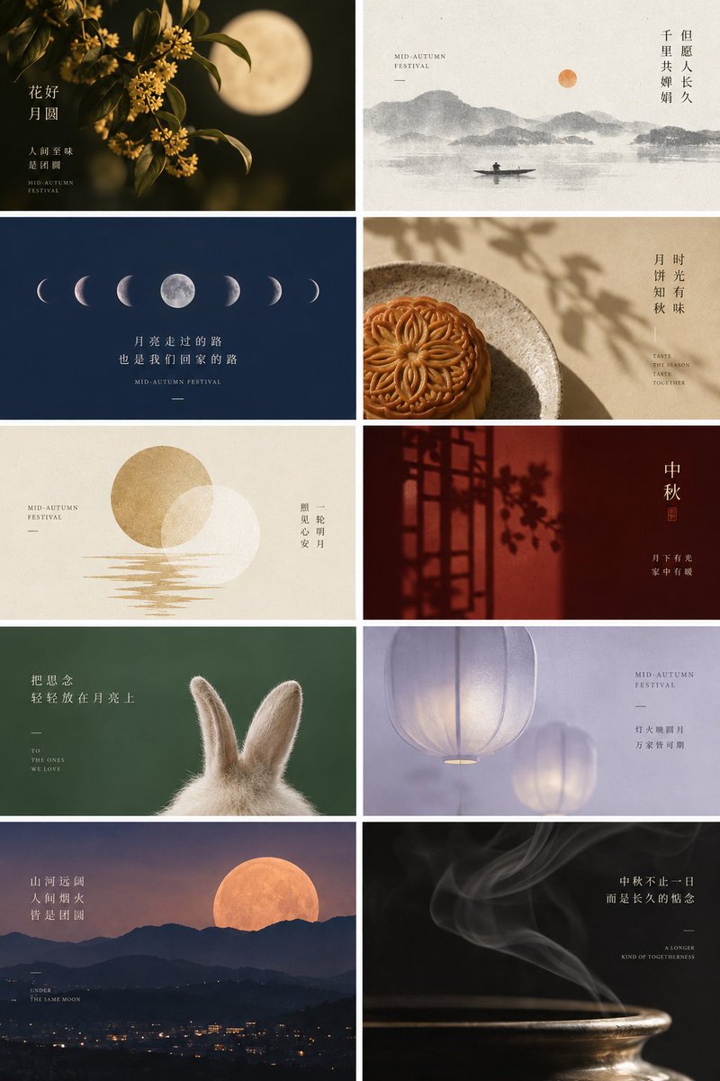 Mid-Autumn Festival Mood Board