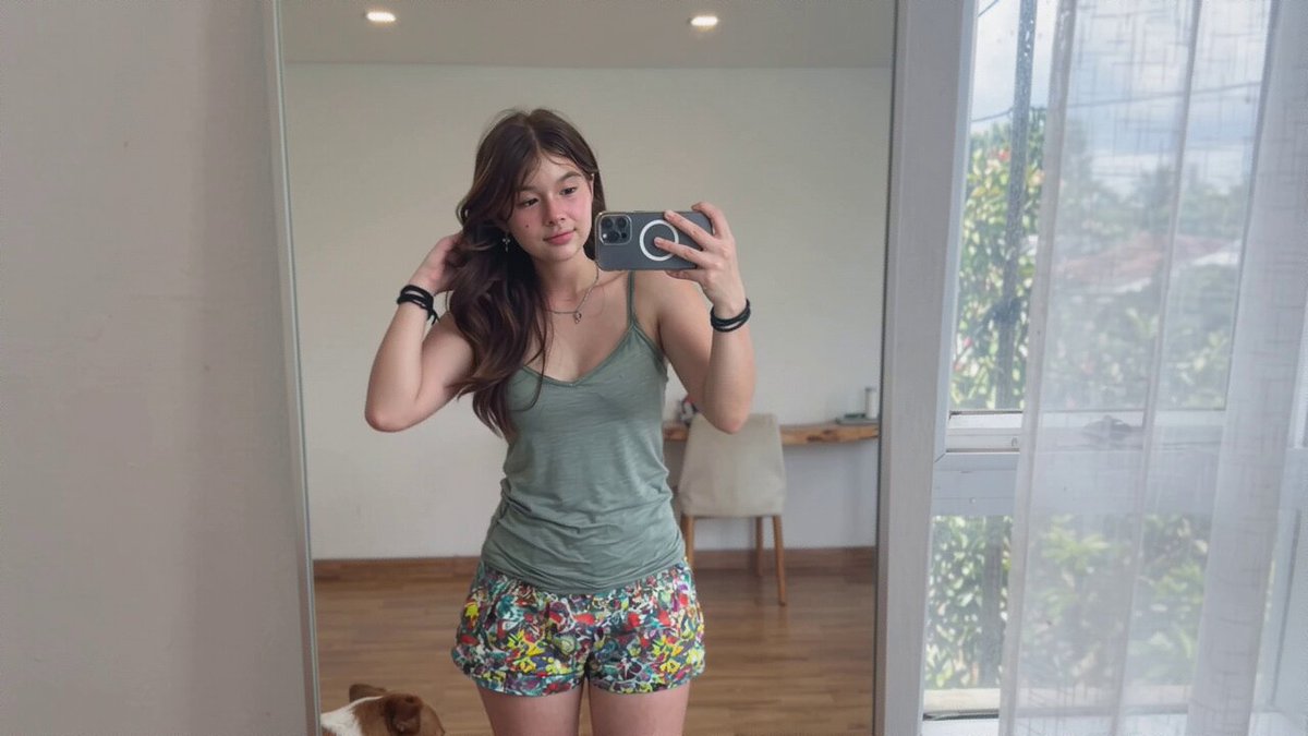 Dog Photobombing Mirror Selfie