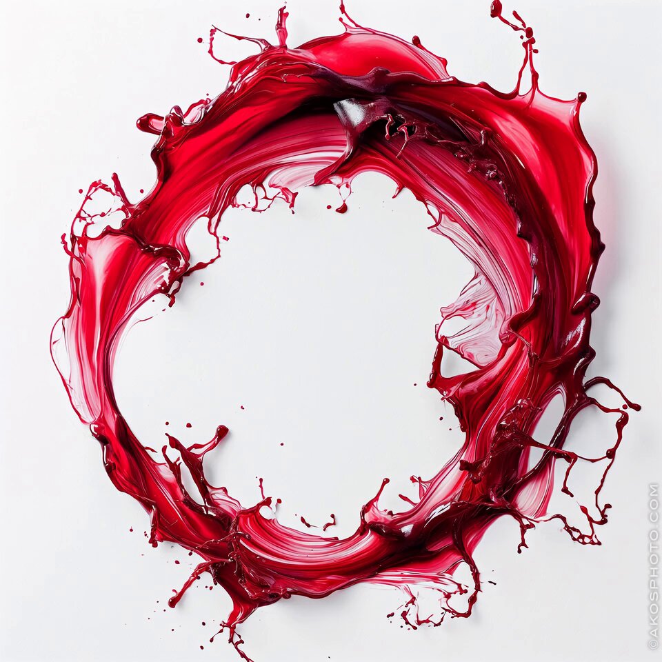 Red Splatter Letter Morphing