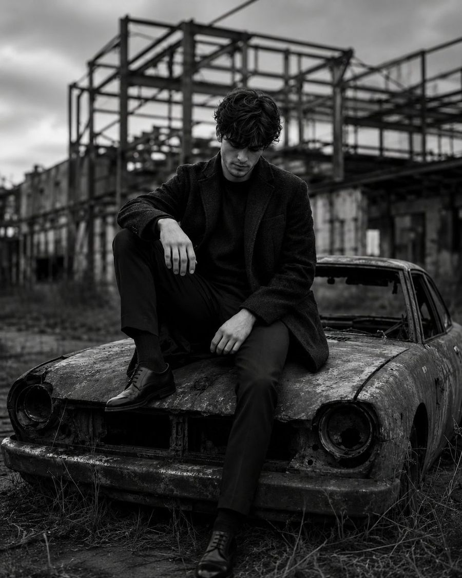 Post-Industrial Editorial Fashion Shot