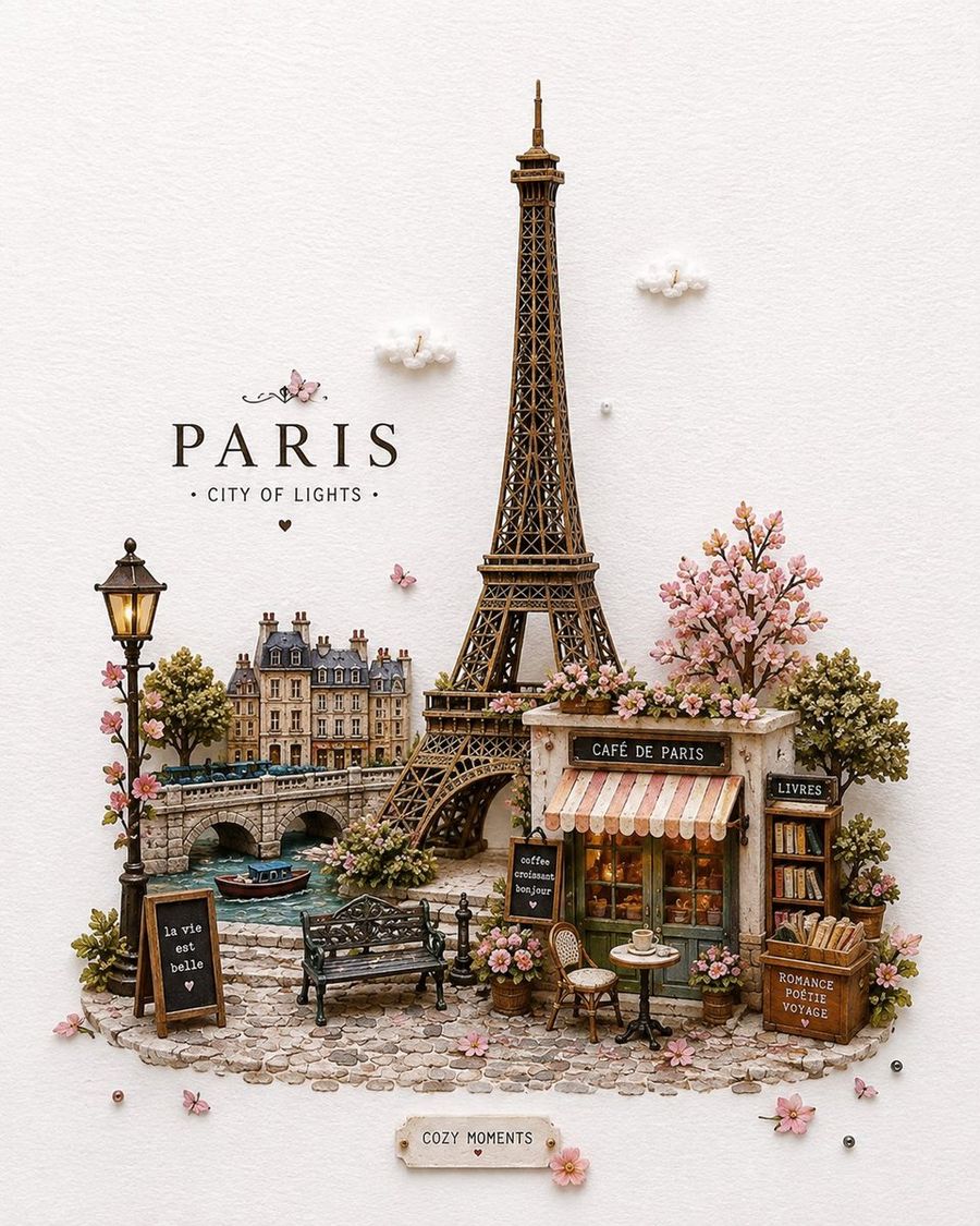 Whimsical Handmade Miniature Model