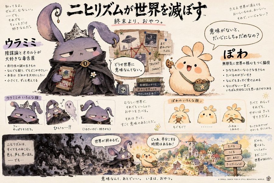 Nihilistic Mascot Manga Poster