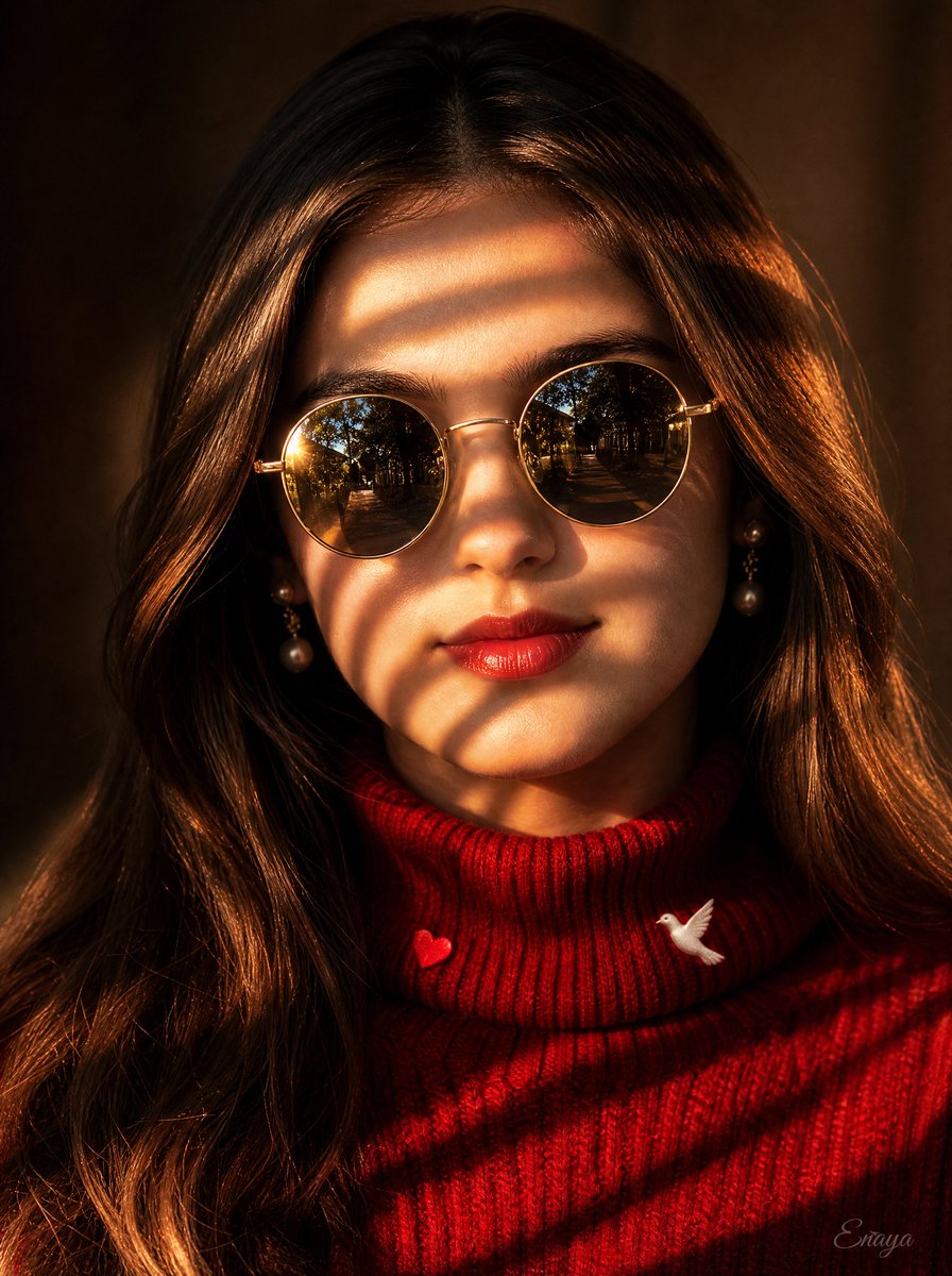 Golden Hour Sunglasses Portrait