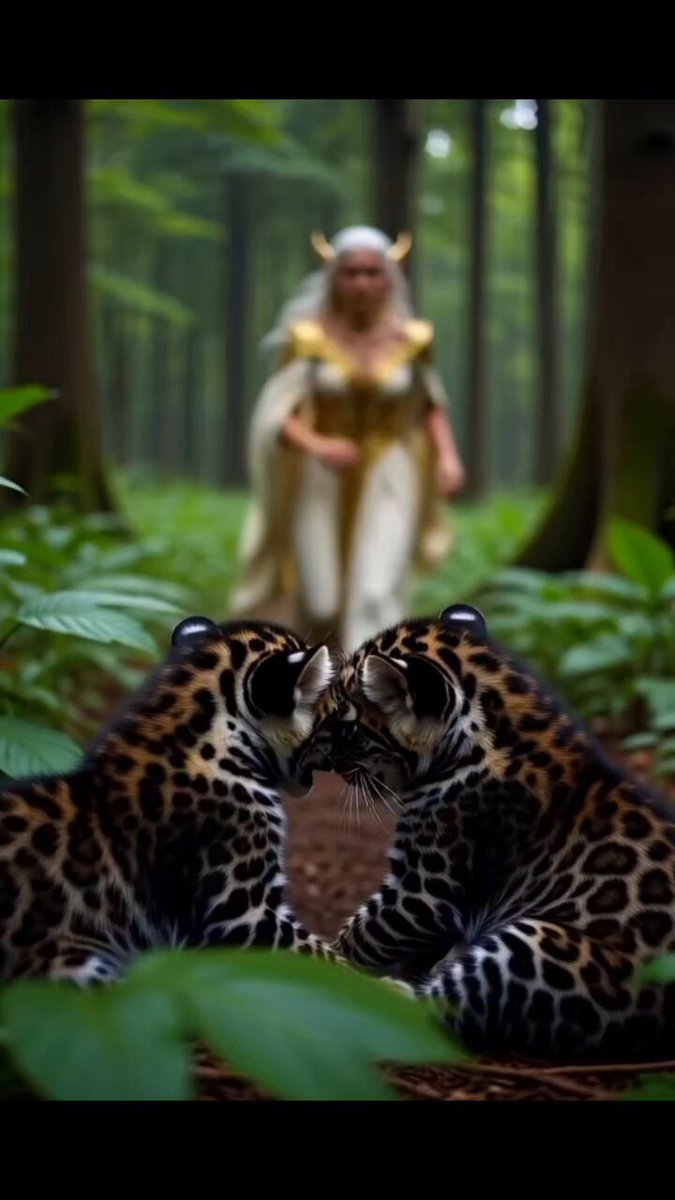 Lady Starweave and Ocelot Cub