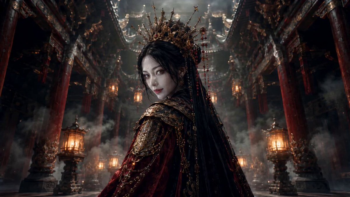 Chinese Fantasy Female Warrior Battle Prompt
