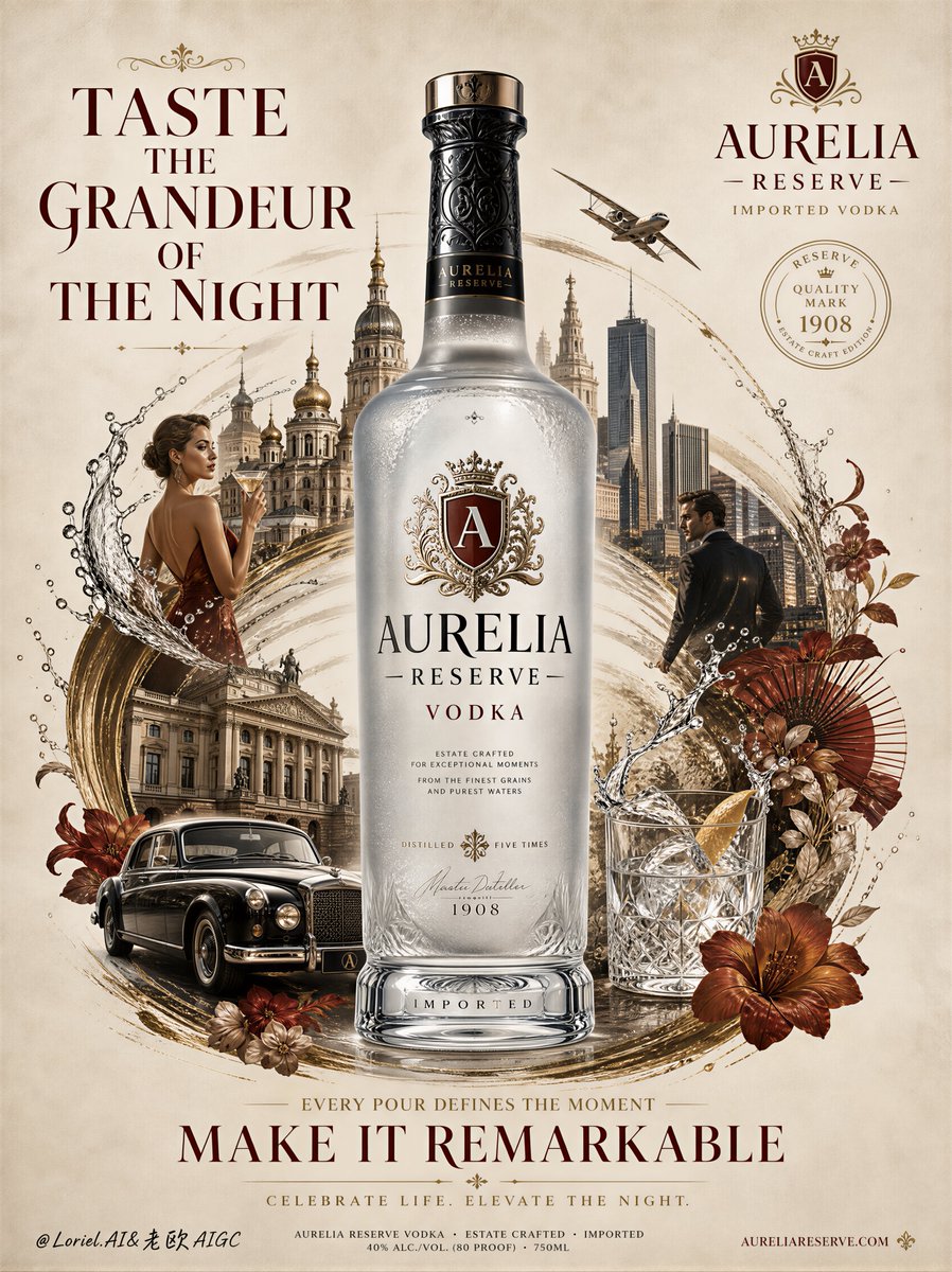 Vodka Bottle Narrative Collage
