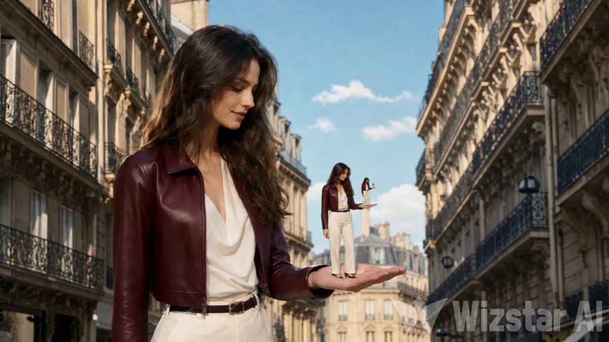 Miniature Woman in Paris