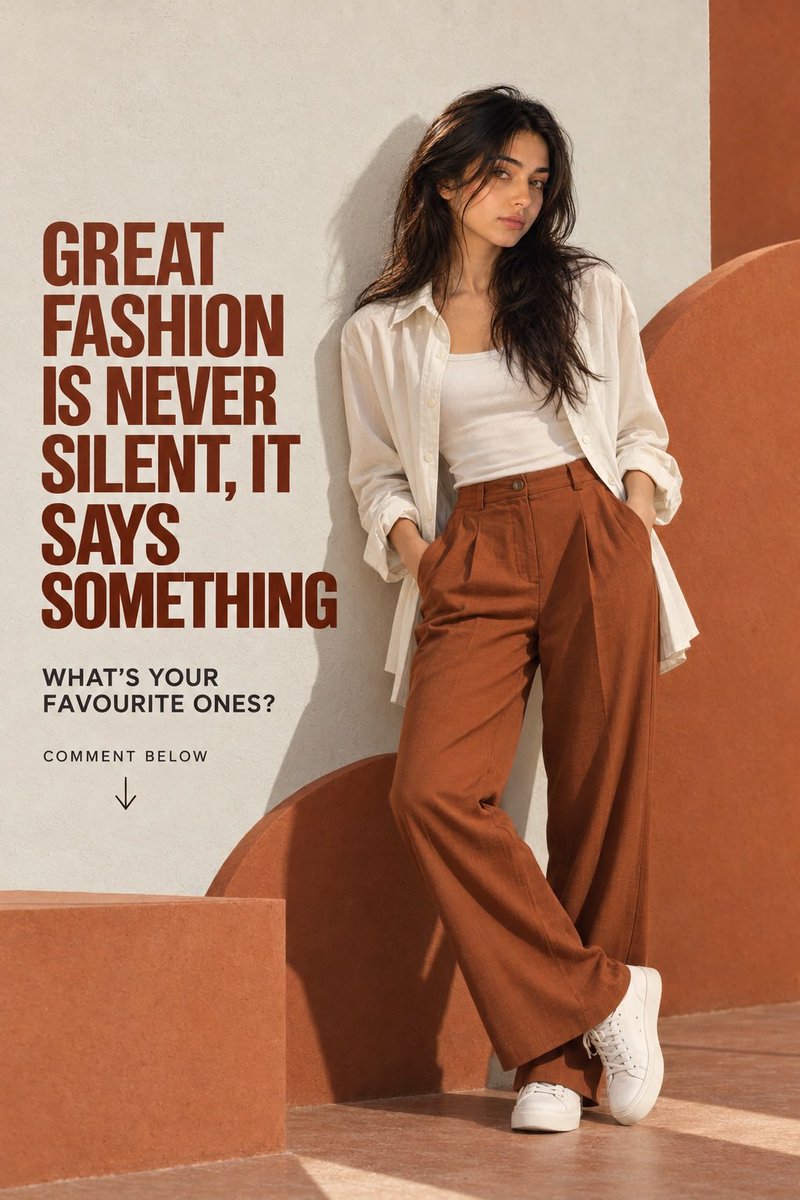 High-End Fashion Magazine Poster
