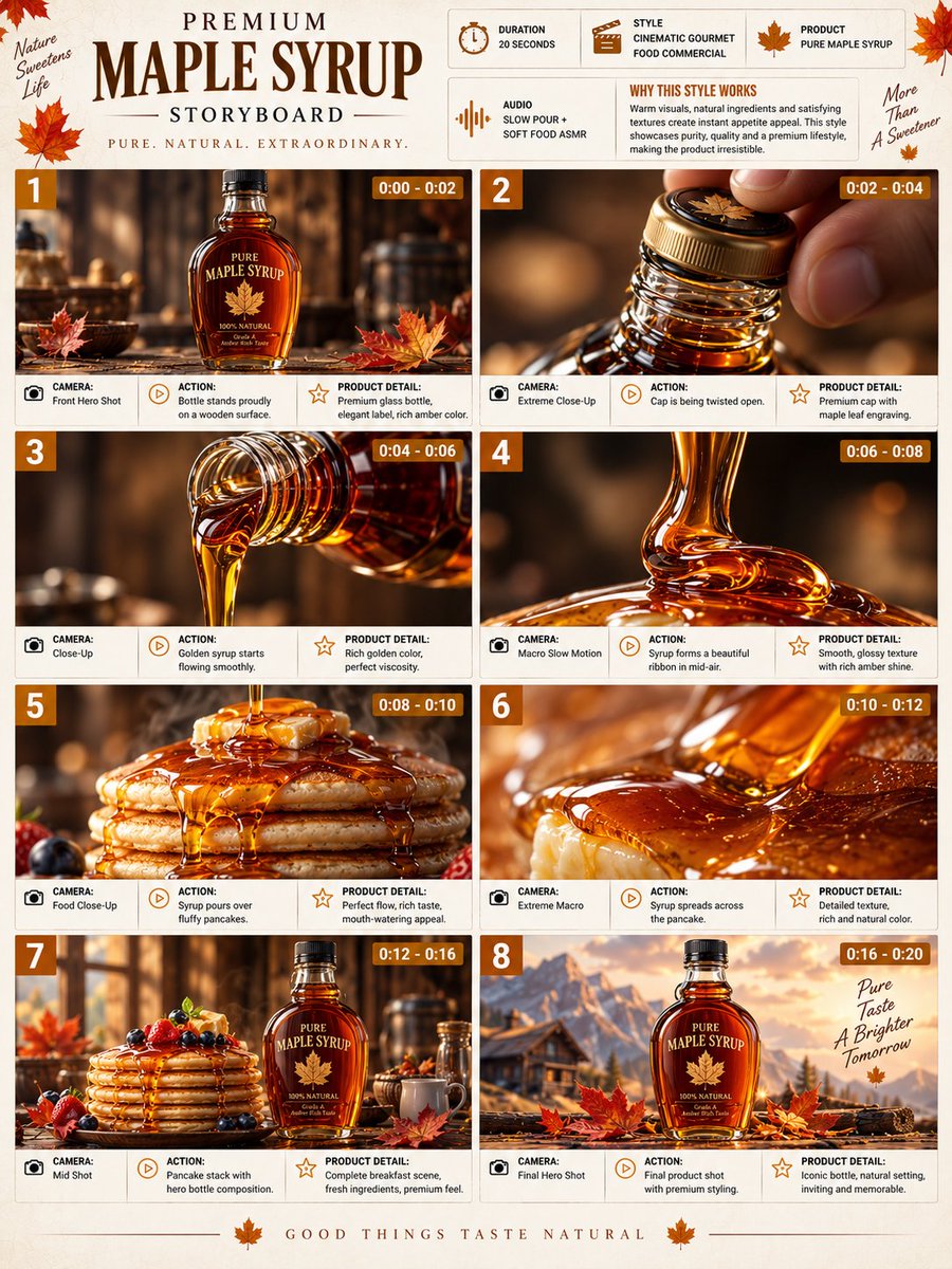 Maple Syrup Commercial Advertising Project