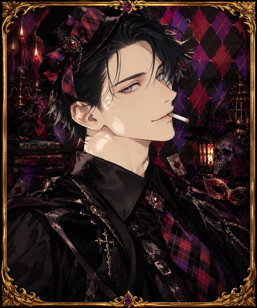 Gothic Anime Portrait