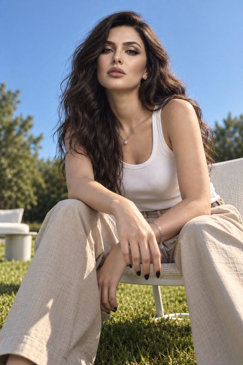 Outdoor Grassland Fashion Photography