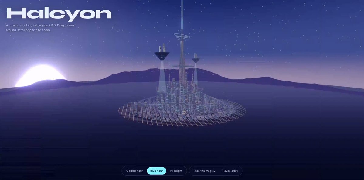 Futuristic City 3D View Generation