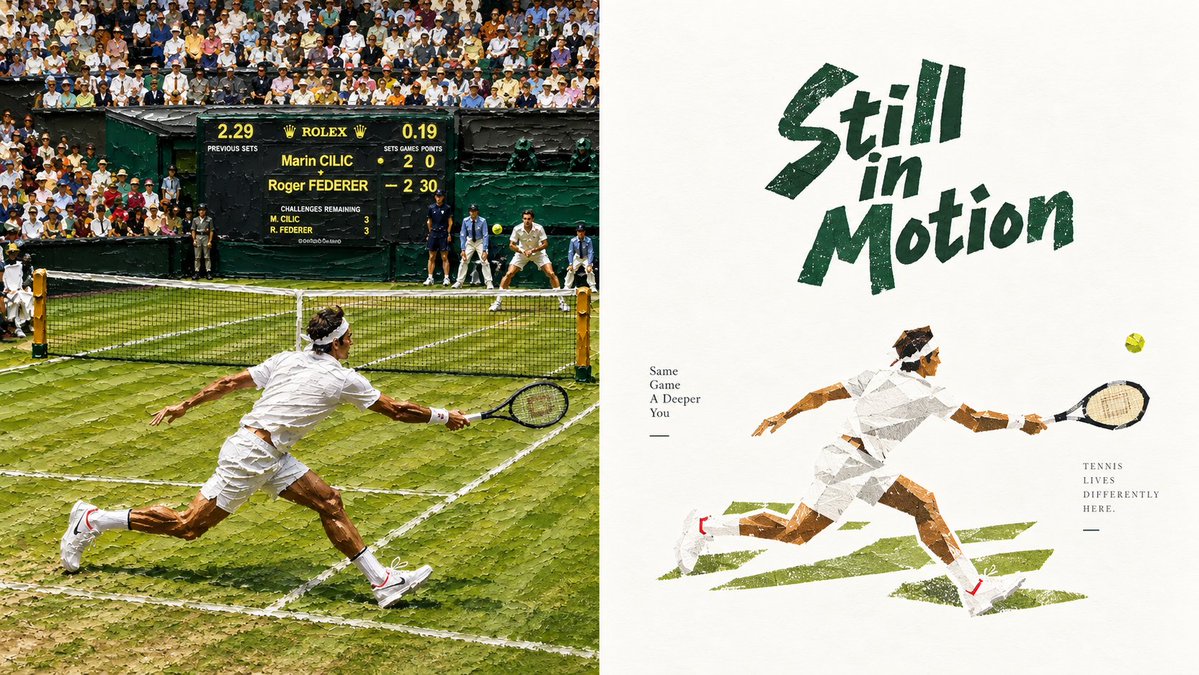 Wimbledon Dynamic Diptych Poster