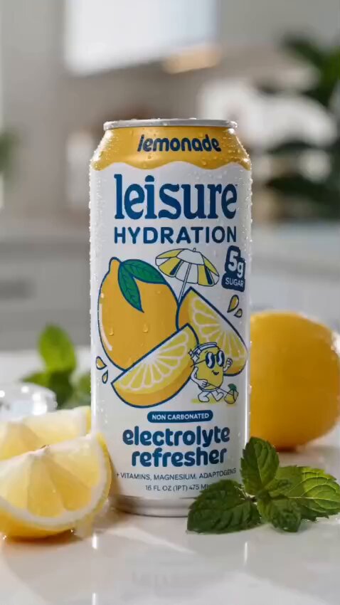 Lemonade Electrolyte Drink Commercial Prompt